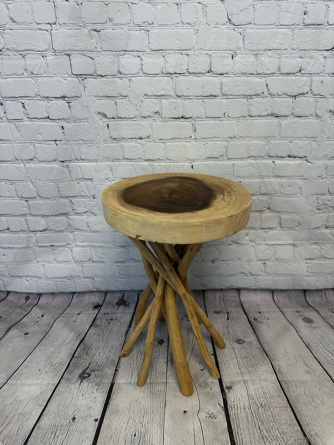 Single Wooden End Table