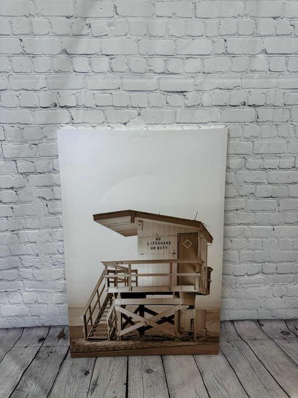 No Lifeguard On Duty Canvas