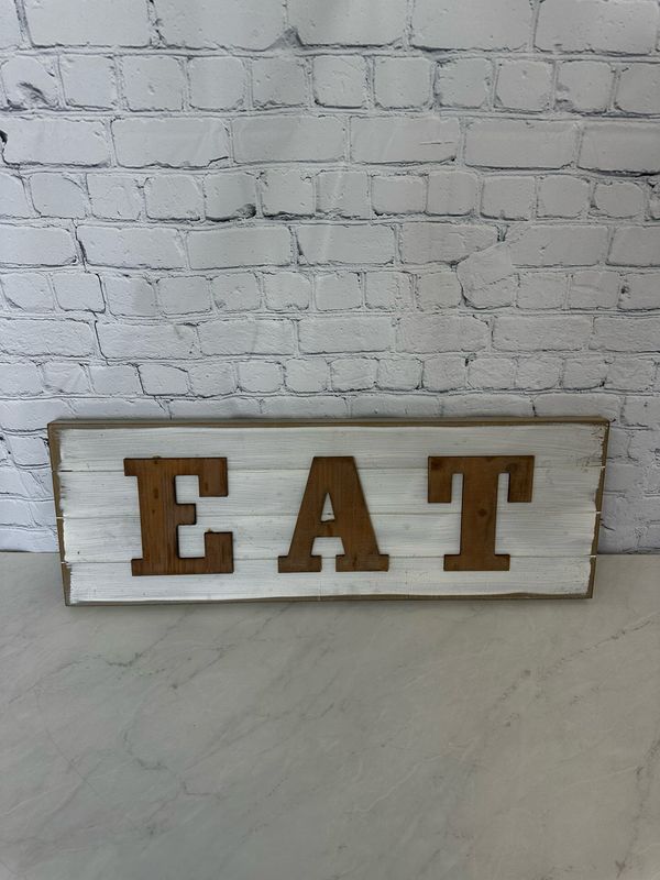 EAT Wooden Art