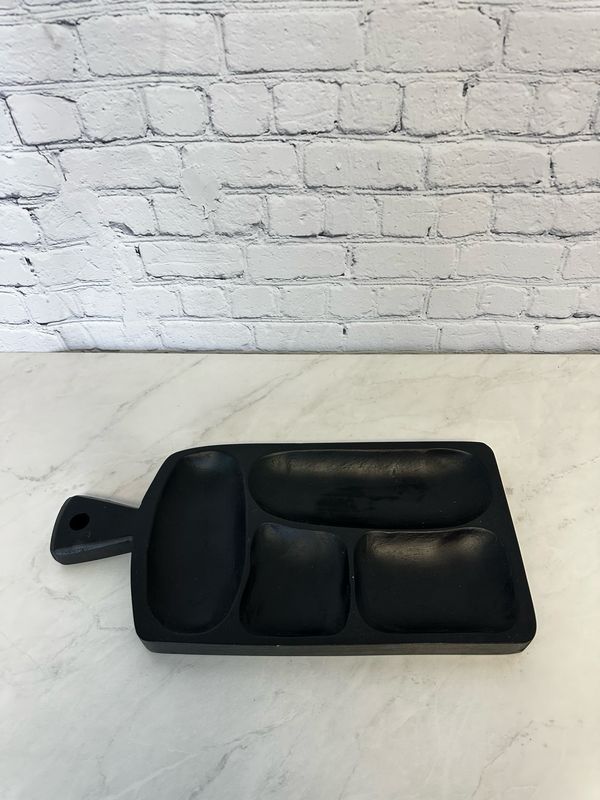 Black Wooden Tray
