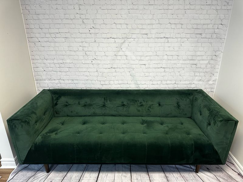 Emerald Green Sofa