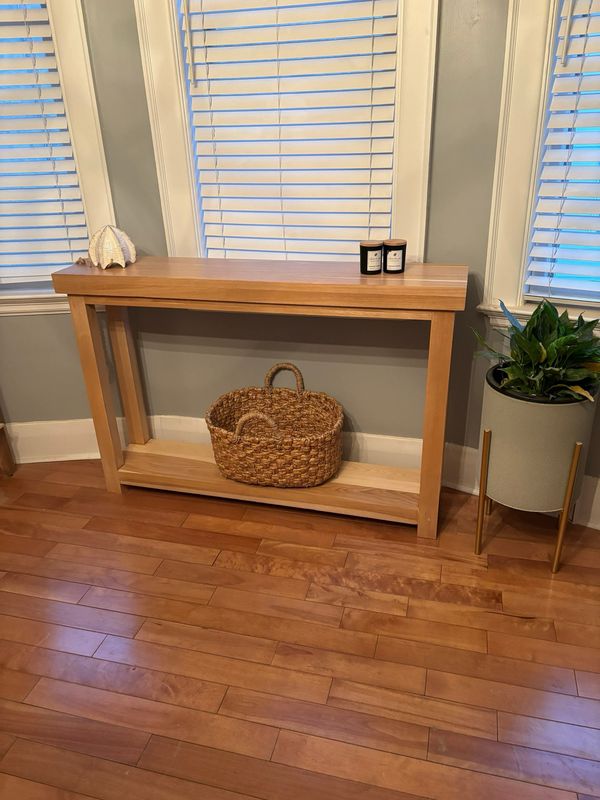 Canadian Maple Solid Wood Console Table