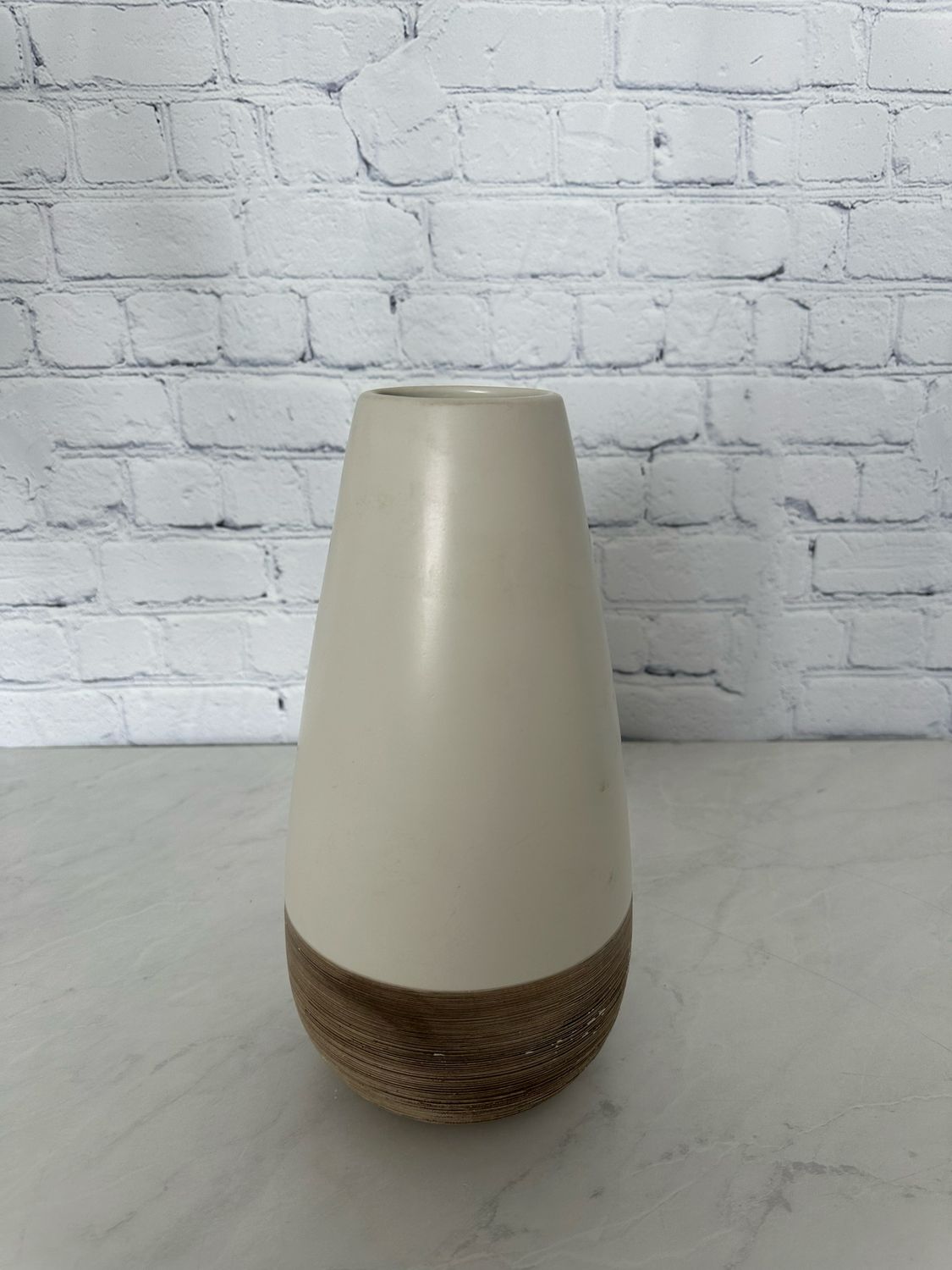 Medium Beige Decorative Vase