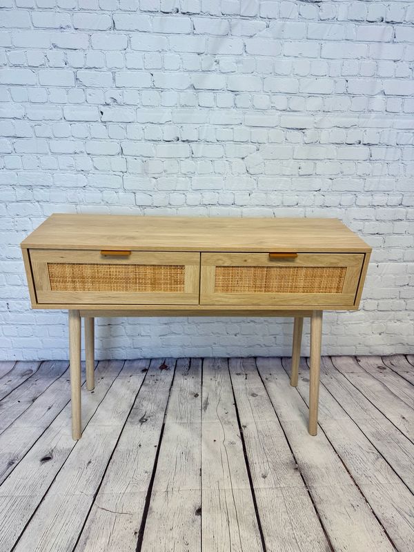 Boho Blonde Console Table