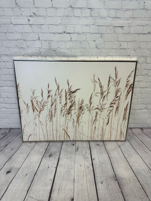 Wheat Field Framed Canvas