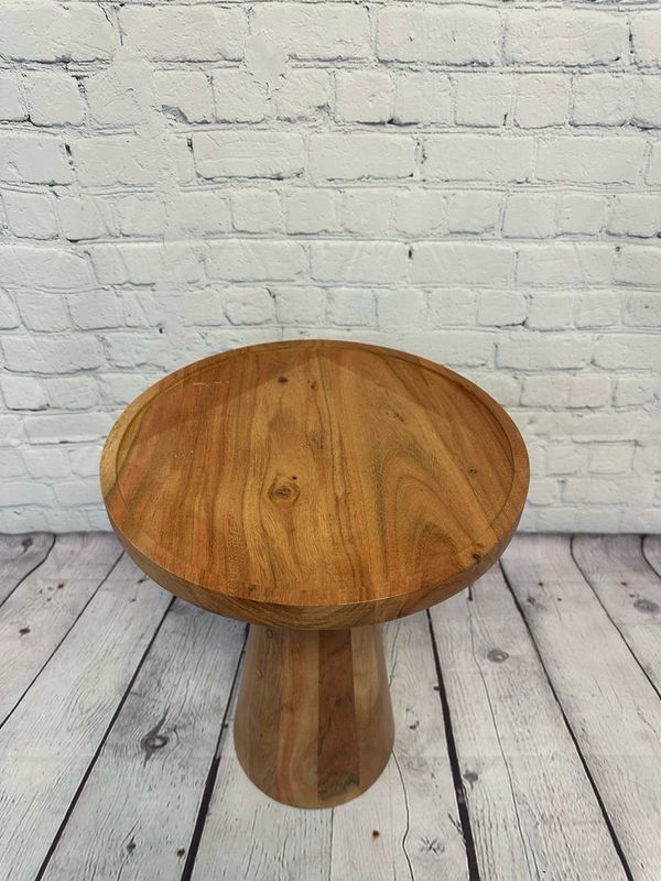 Single Wooden End Table