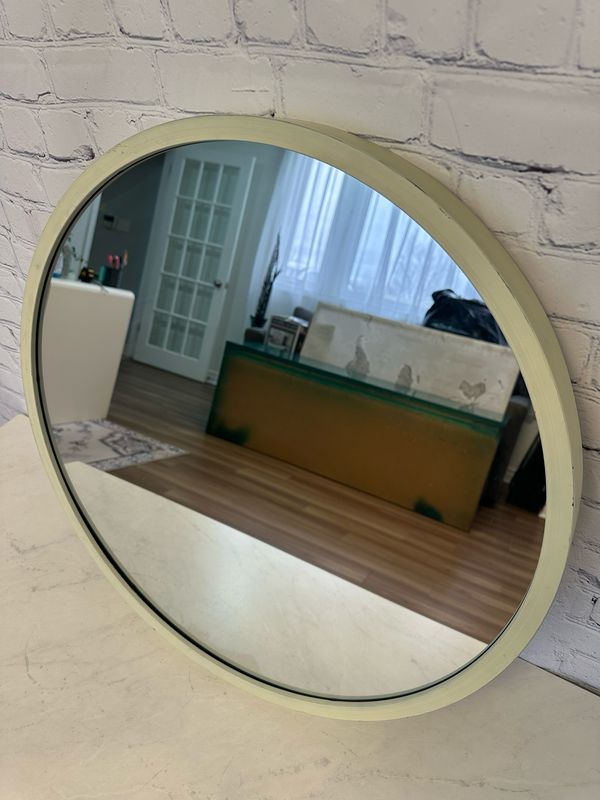 Yellow/Green Brushed Mirror
