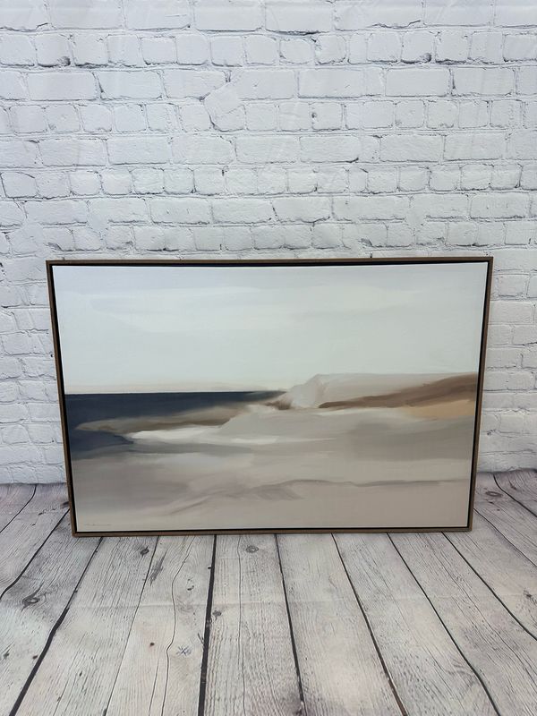 Abstract Ocean Framed Canvas