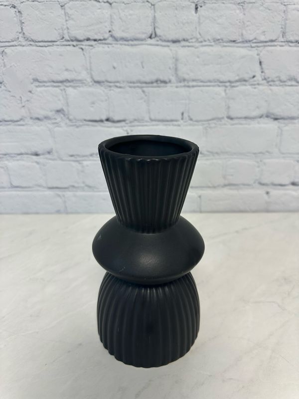 Small Black Decorative Vase