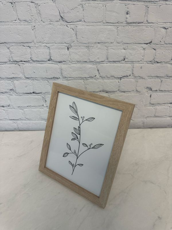 Easel Leaf Print