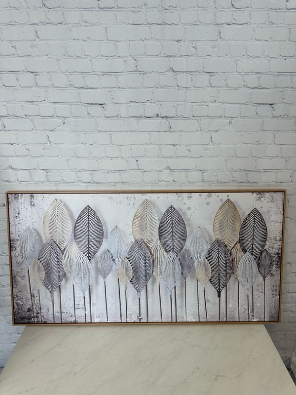 Leaf Framed Canvas