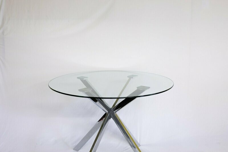 Glass Top Dining Table - Seats 4