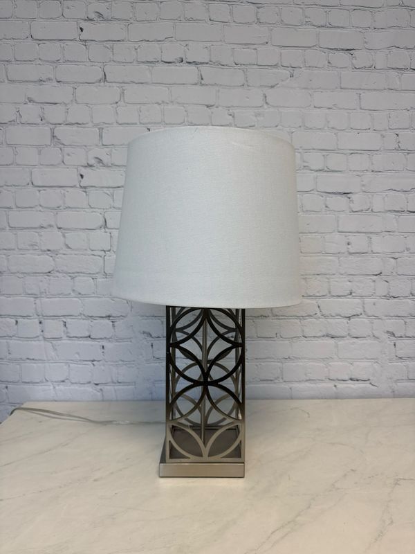 Single Metal Spiral Design Box Lamp