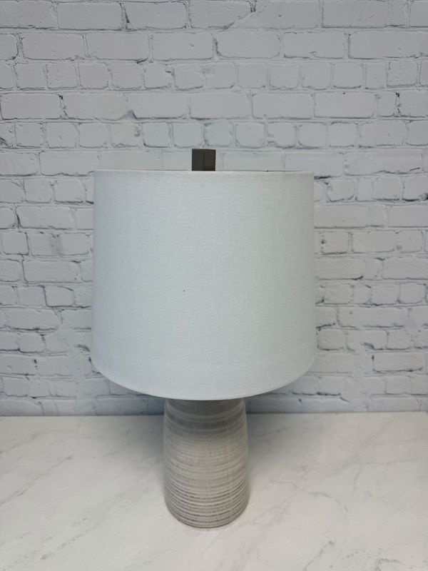 White/Grey Ceramic Lamp