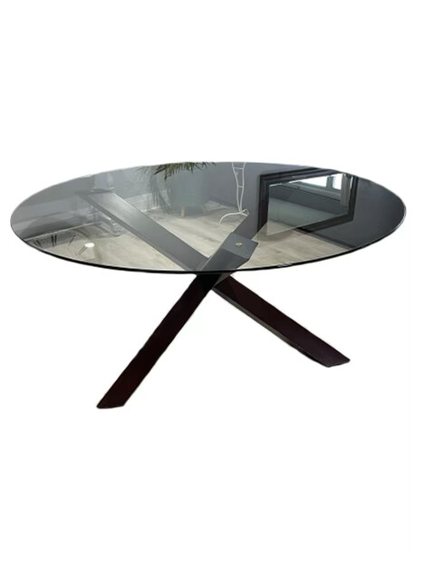 Large Glass Dining Table