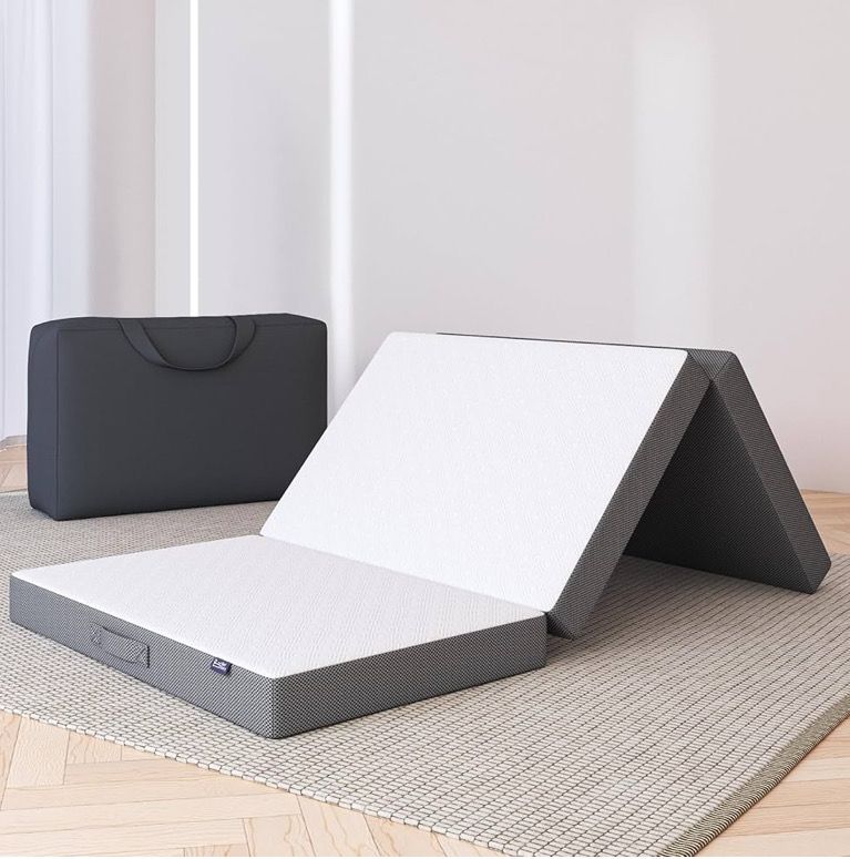 Queen Bed Set - Frame & Foldable Mattress Queen Bed Set - Frame & Foldable Mattress