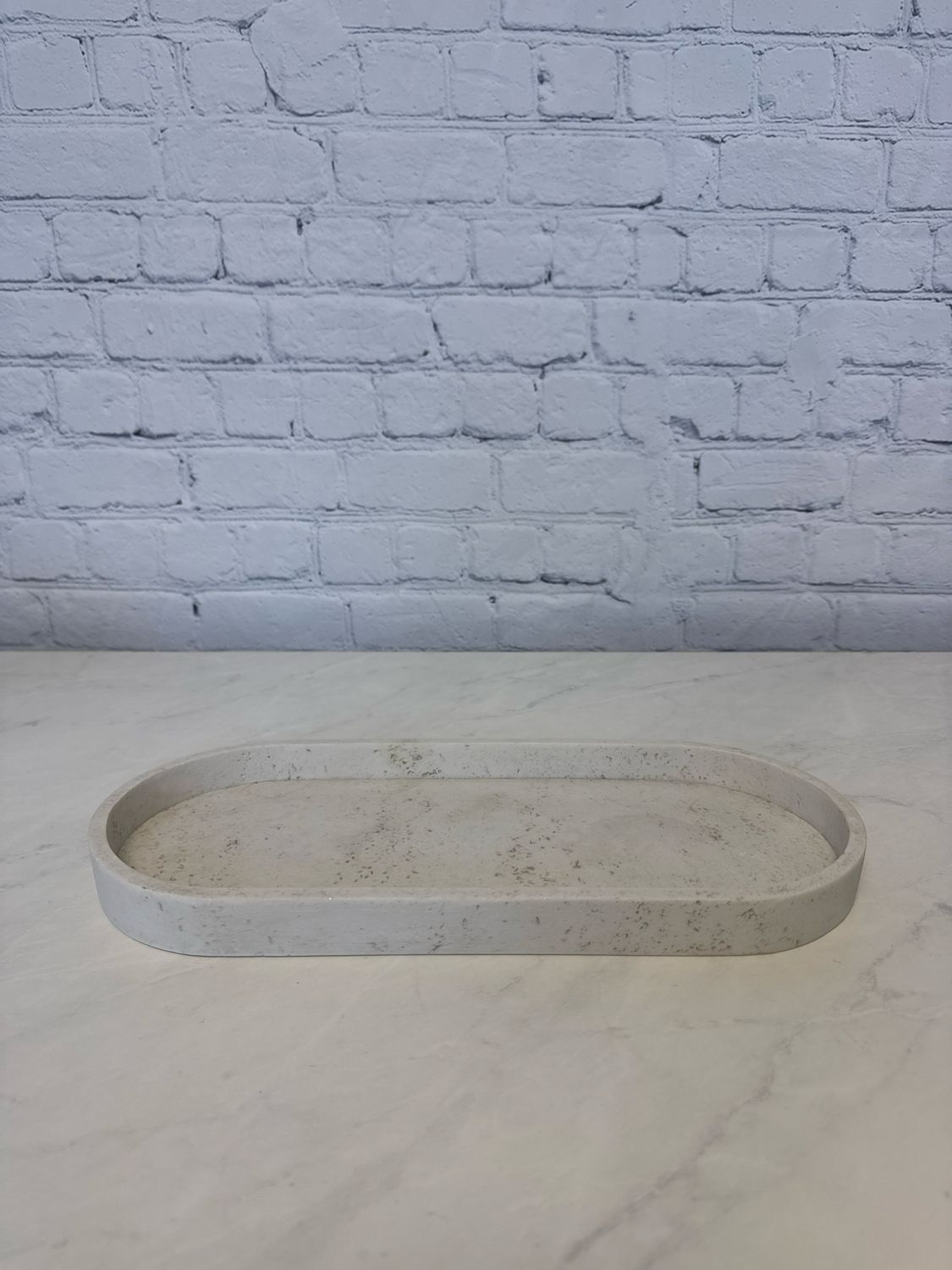 Off White Stone Tray