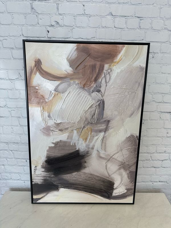 Moody Tones Framed Canvas