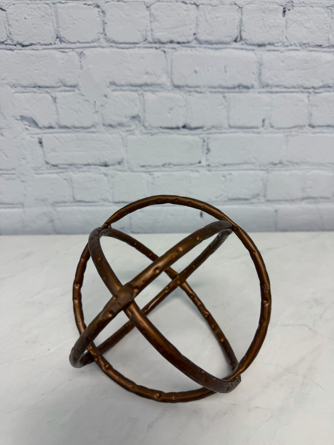 Small Bronze Sphere Decor