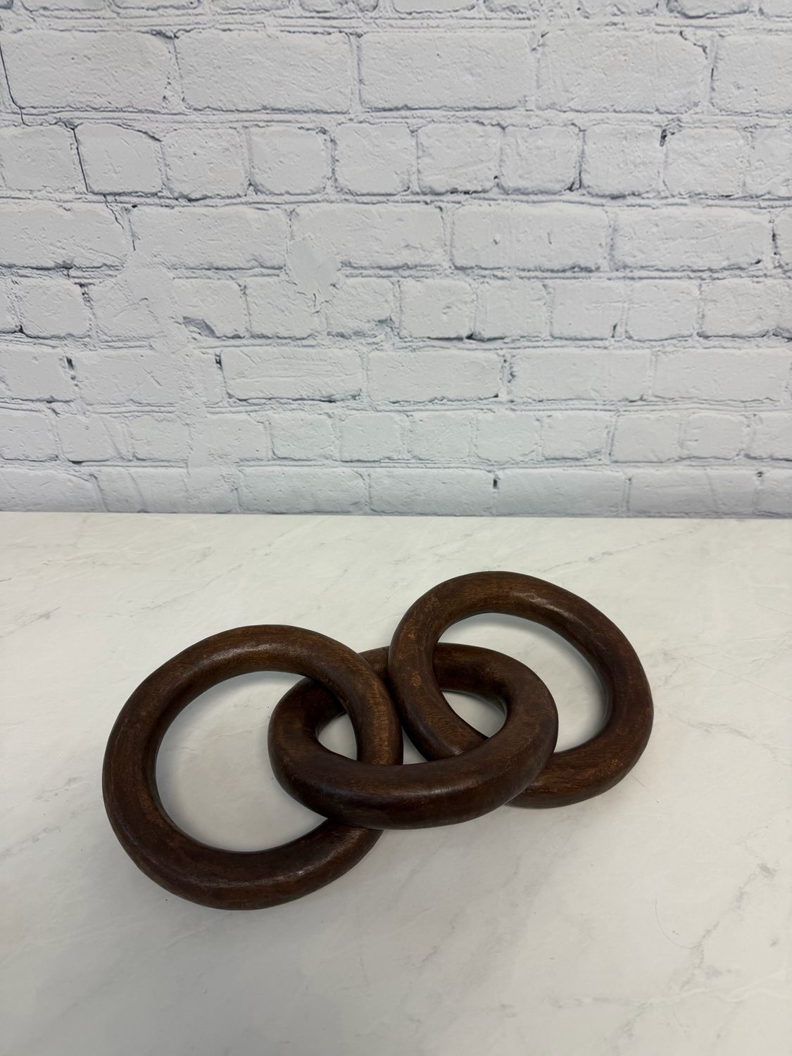 Dark Chunky Wooden Table Links