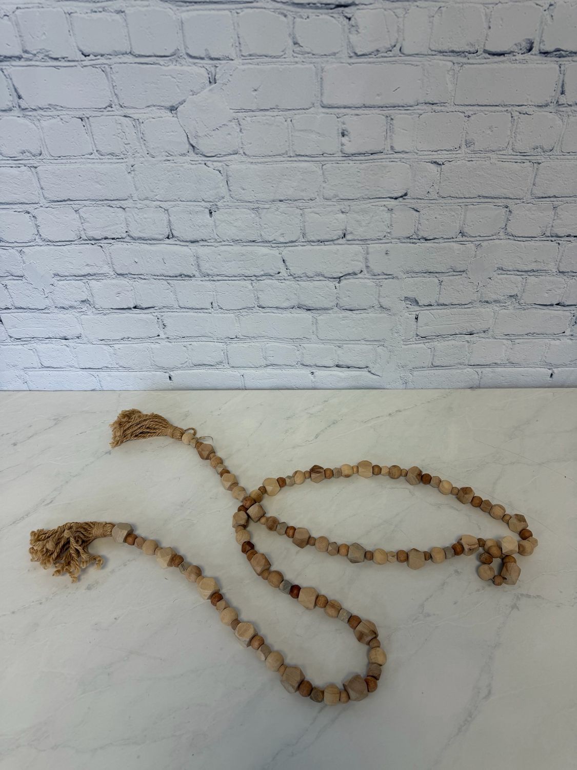 Wooden Geometric Table Beads