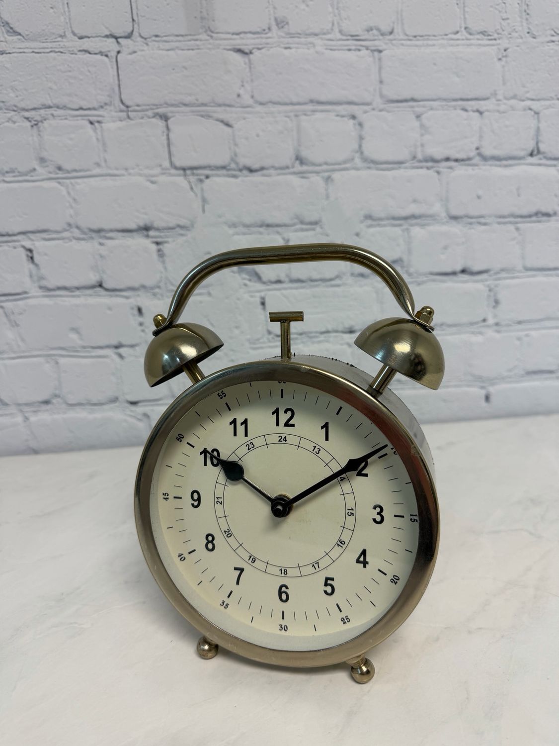 Large Gold Desk Clock