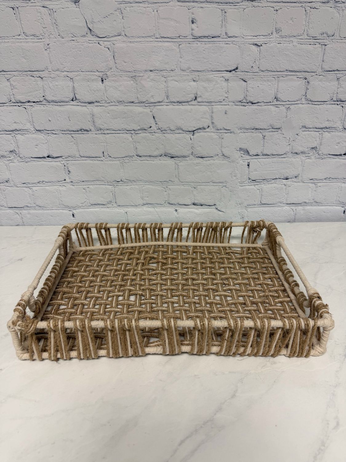 Boho Woven Tray
