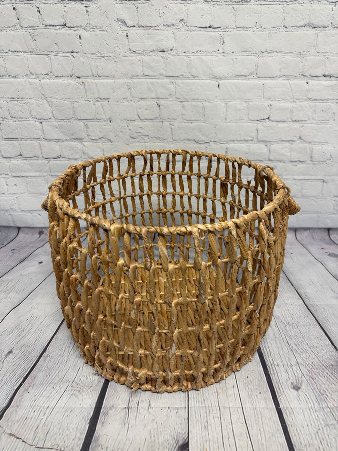 Large Wicker Floor Basket