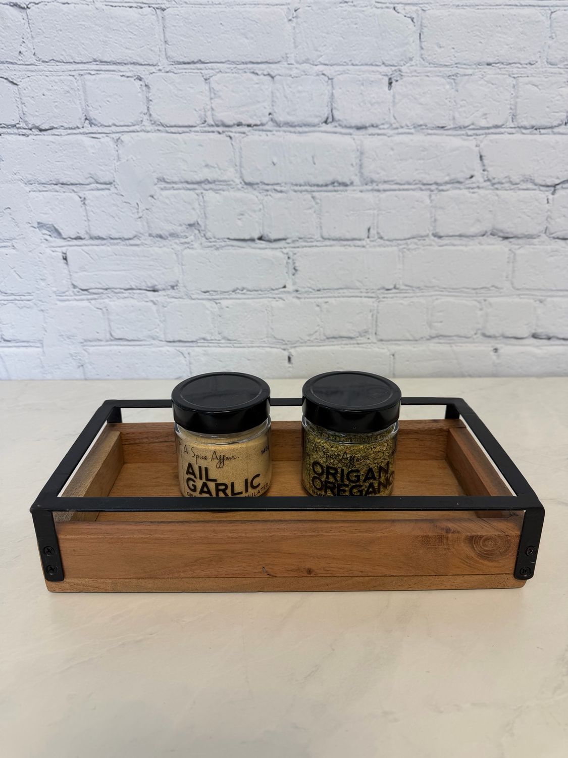 Small Rectangular Tray W/ Spices