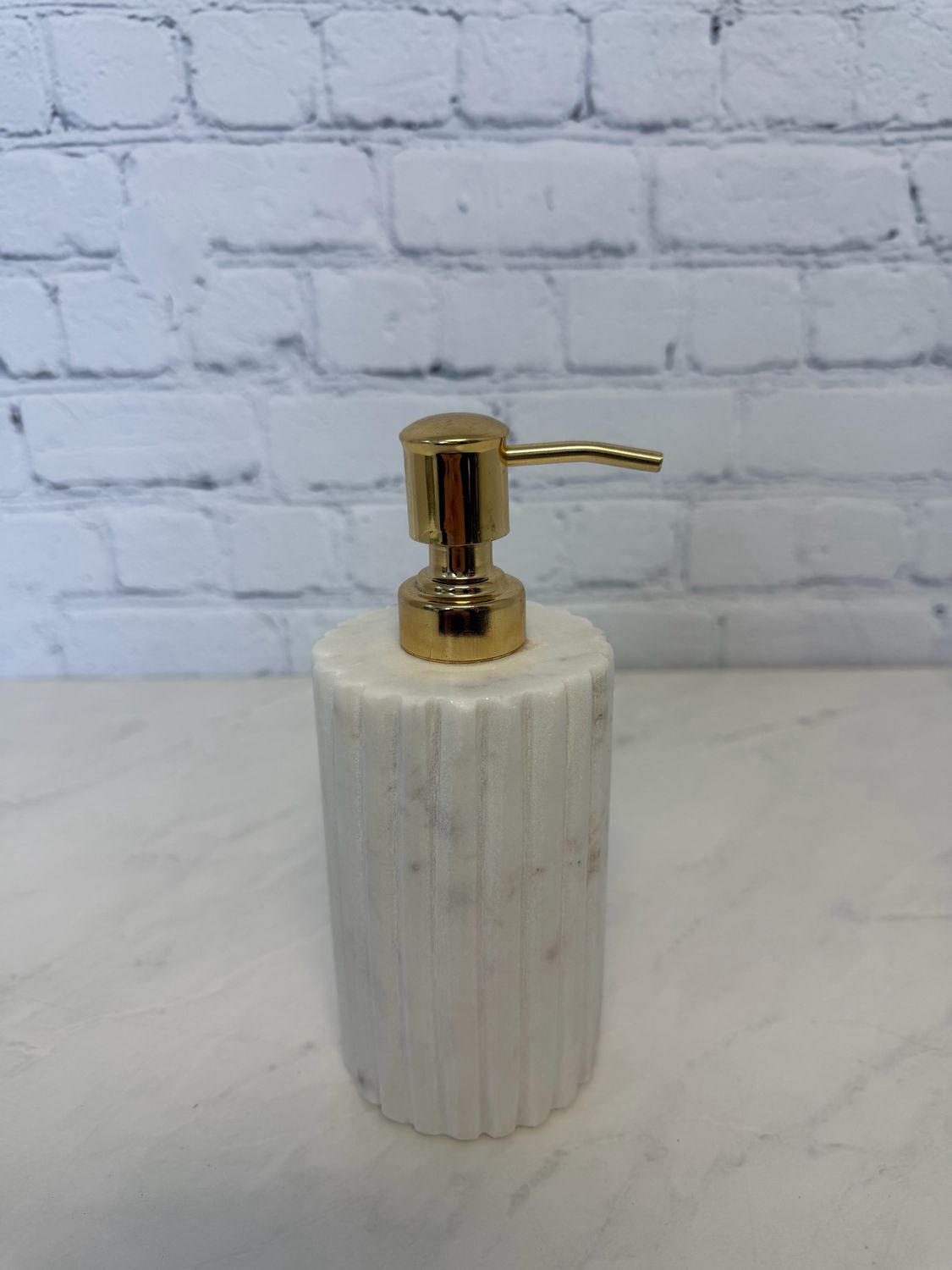 Gold & Marble Soap Dispenser