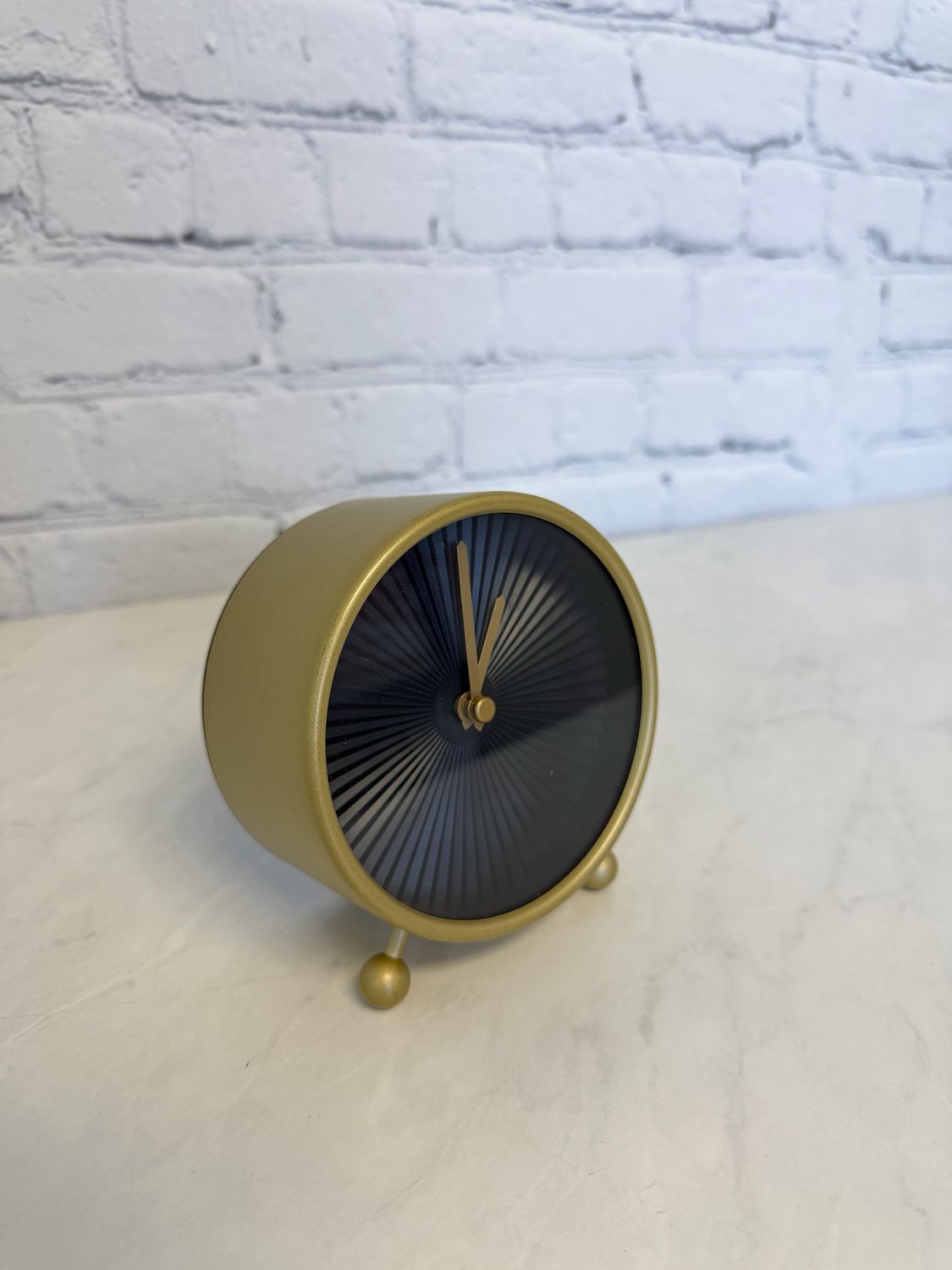 Small Gold Desk Clock