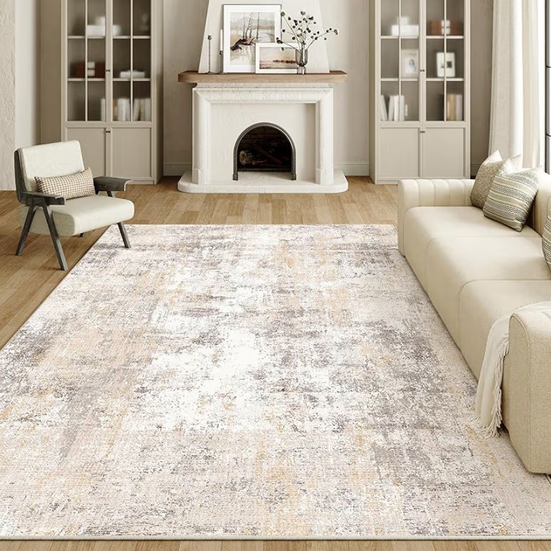 Neutral Foldable Rug 8x10