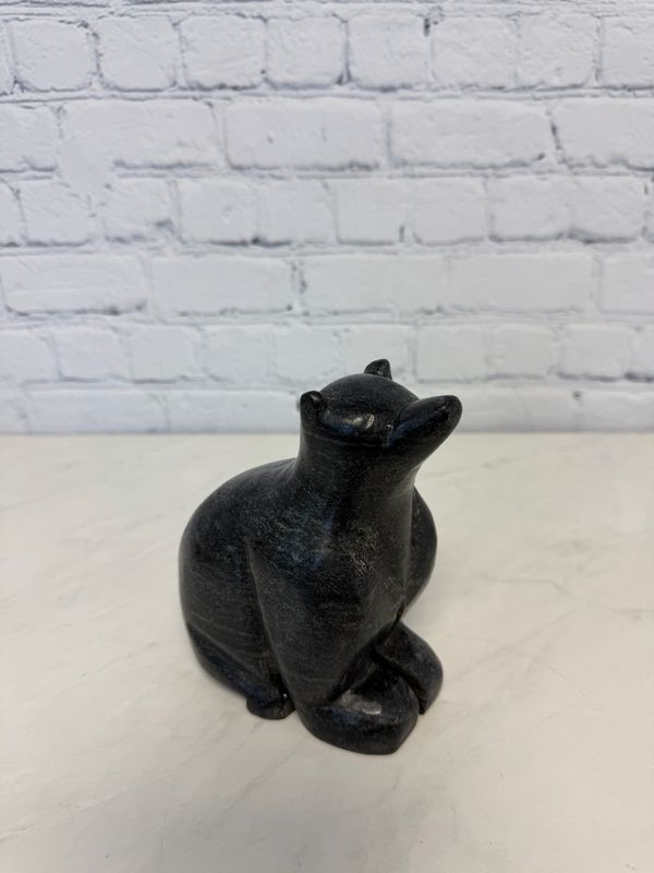 Small Black Marble Bear