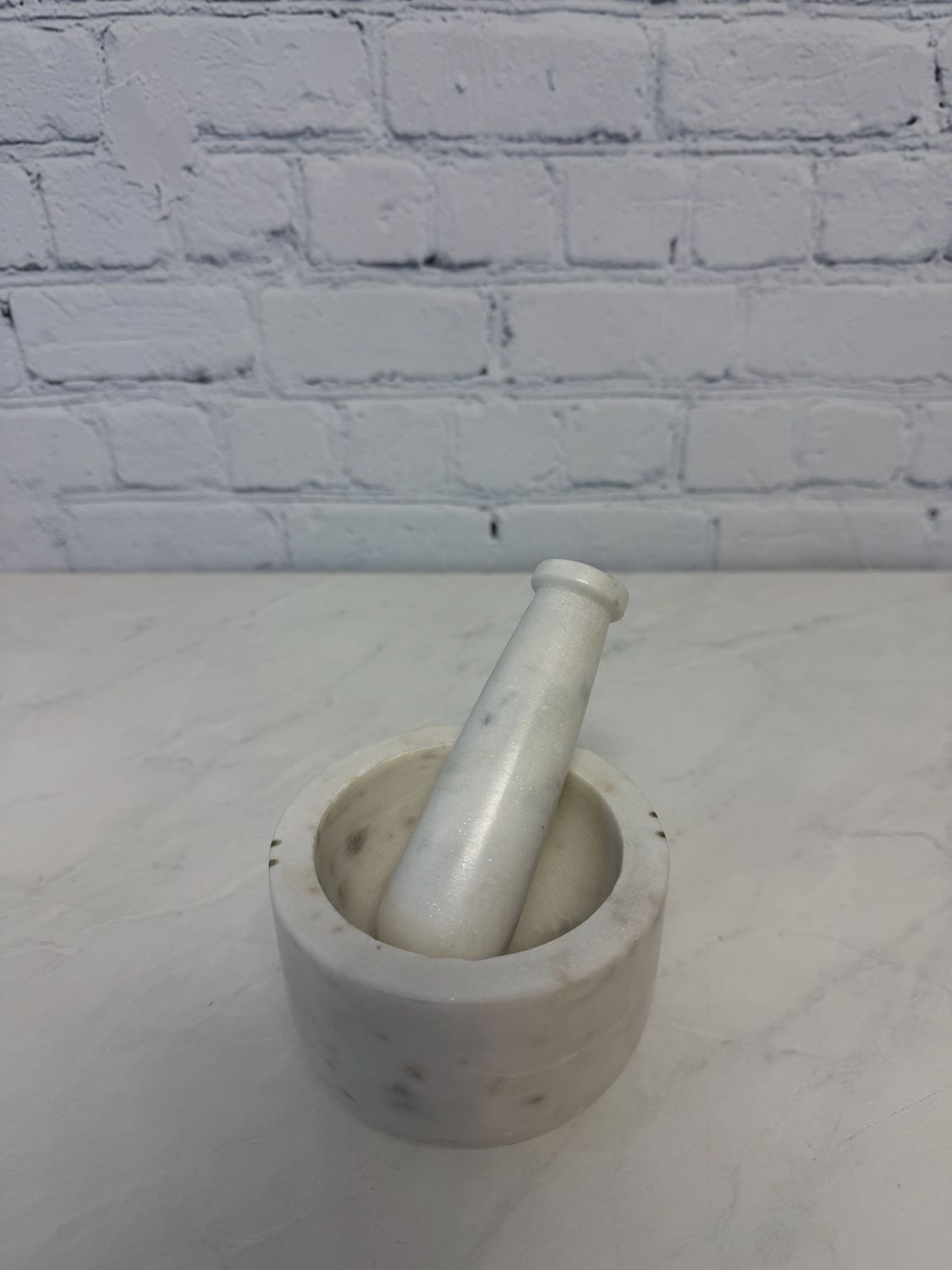 Marble Mortar & Pestle - Set Of 2