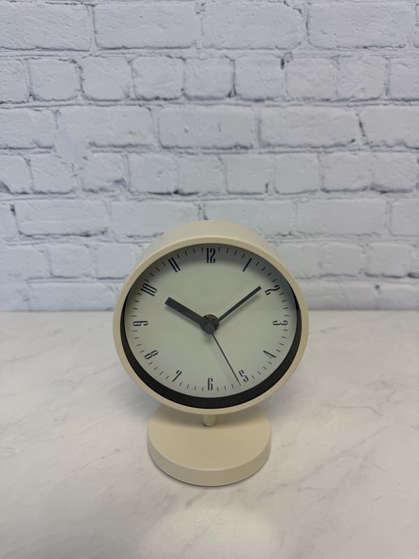 Cream Desk Clock
