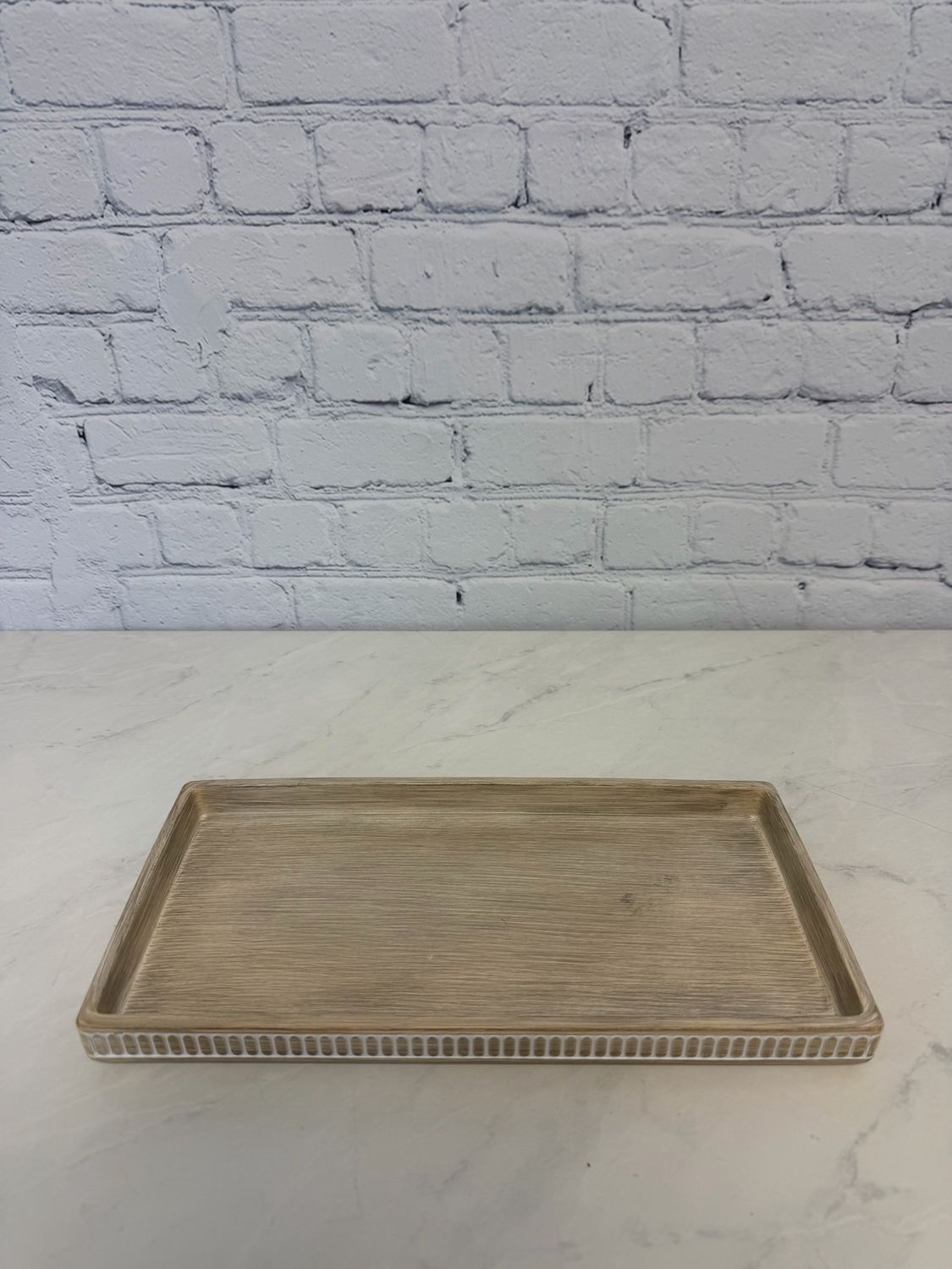 Shallow Beige Tray