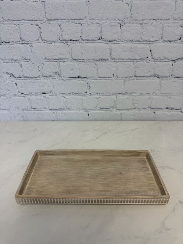 Shallow Beige Tray