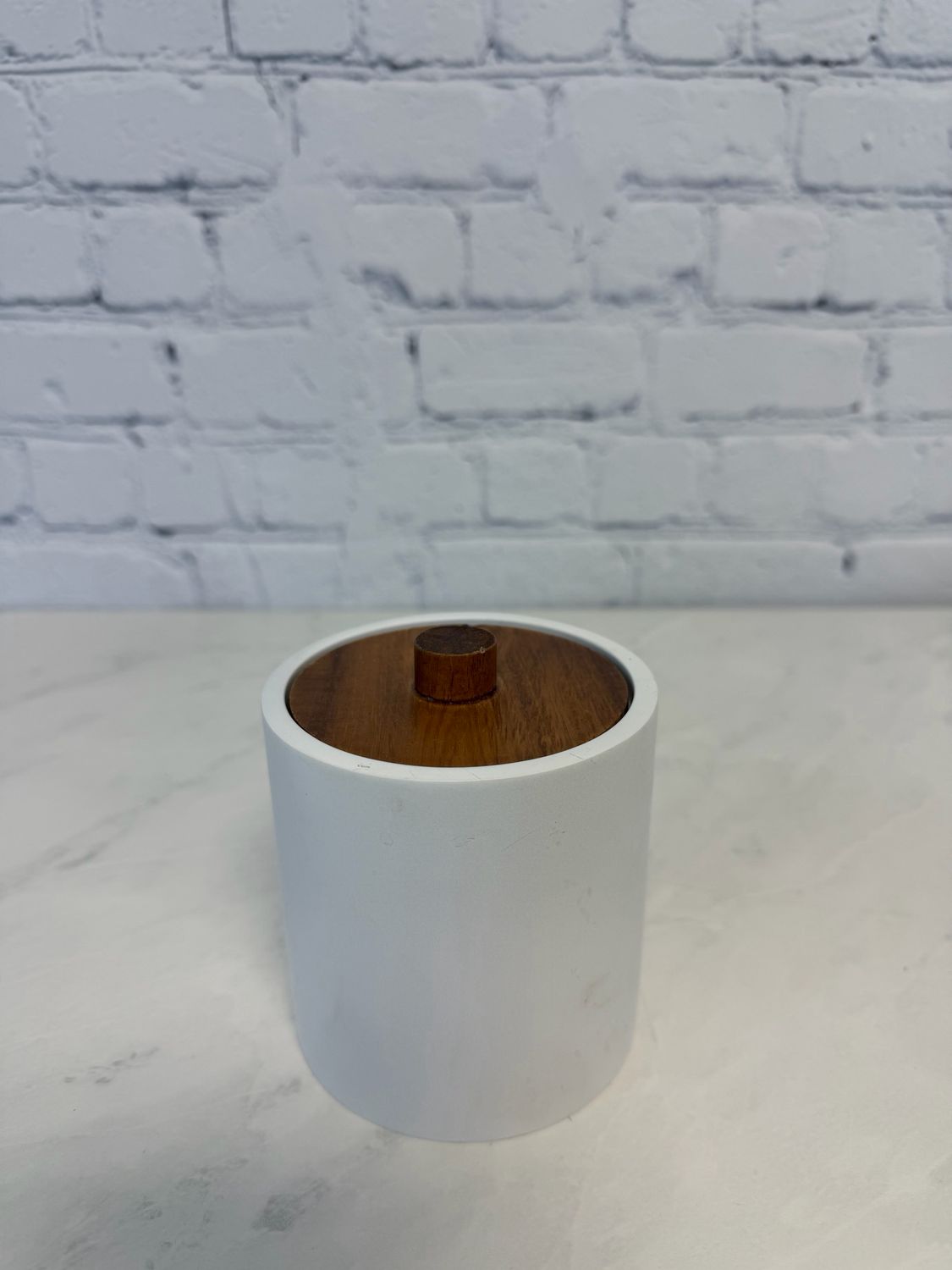 Cylinder Decorative Jar w/ Lid