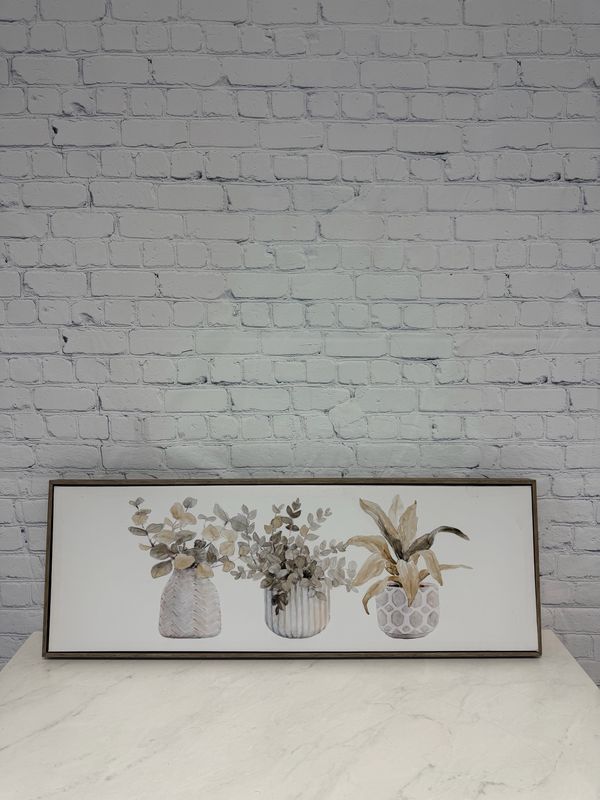 Vases Framed Canvas