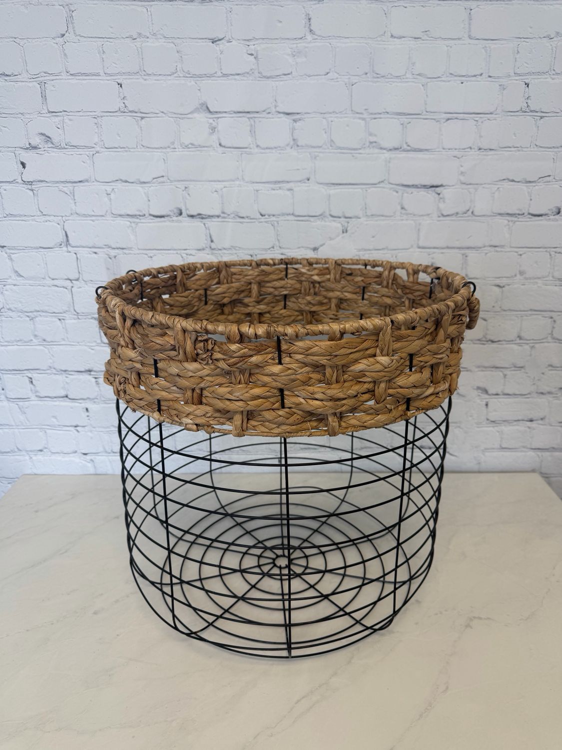Black Wire Floor Basket