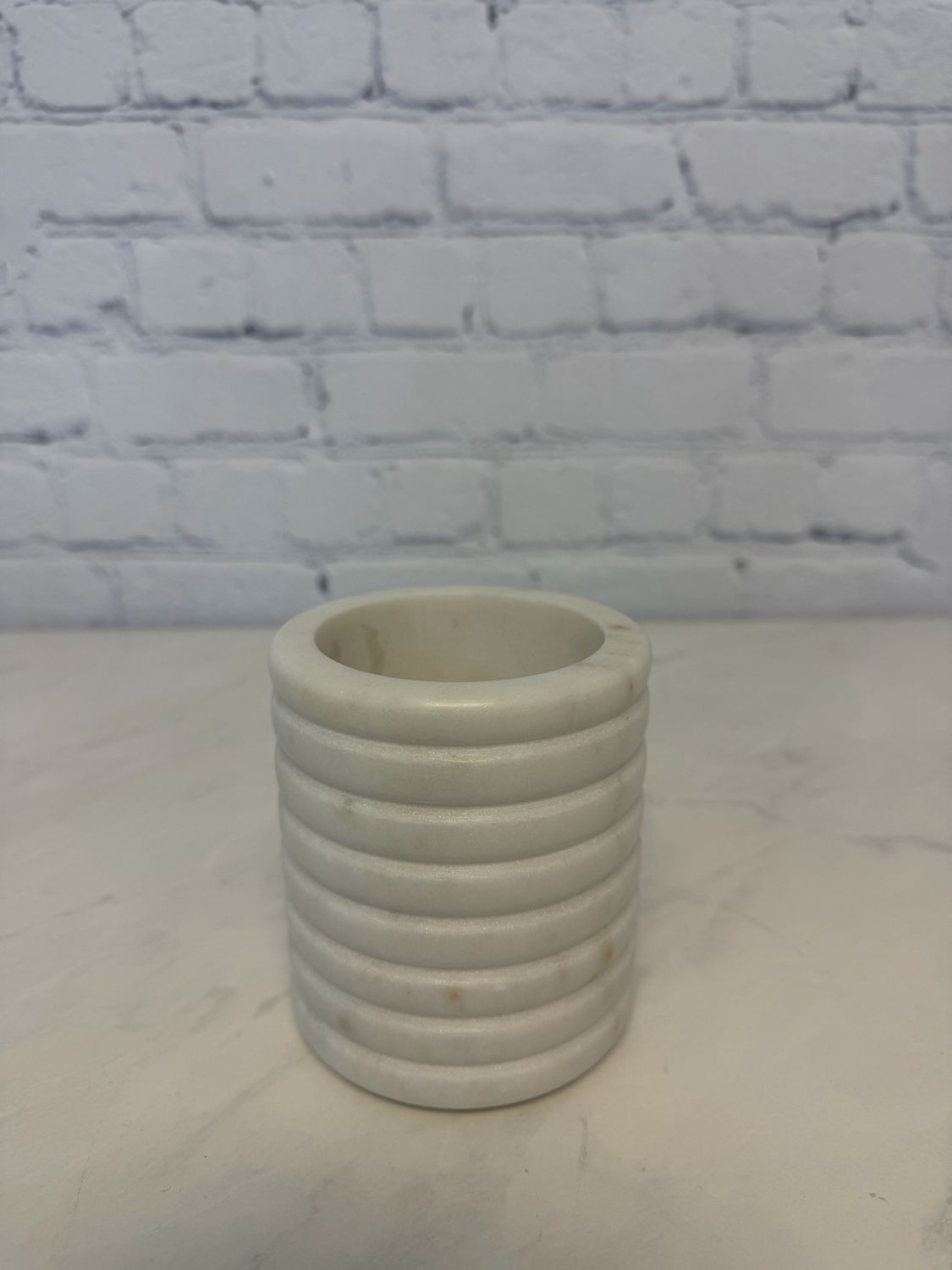 Marble & Gold Decorative Jar
