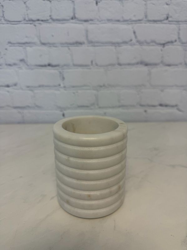 Marble & Gold Decorative Jar