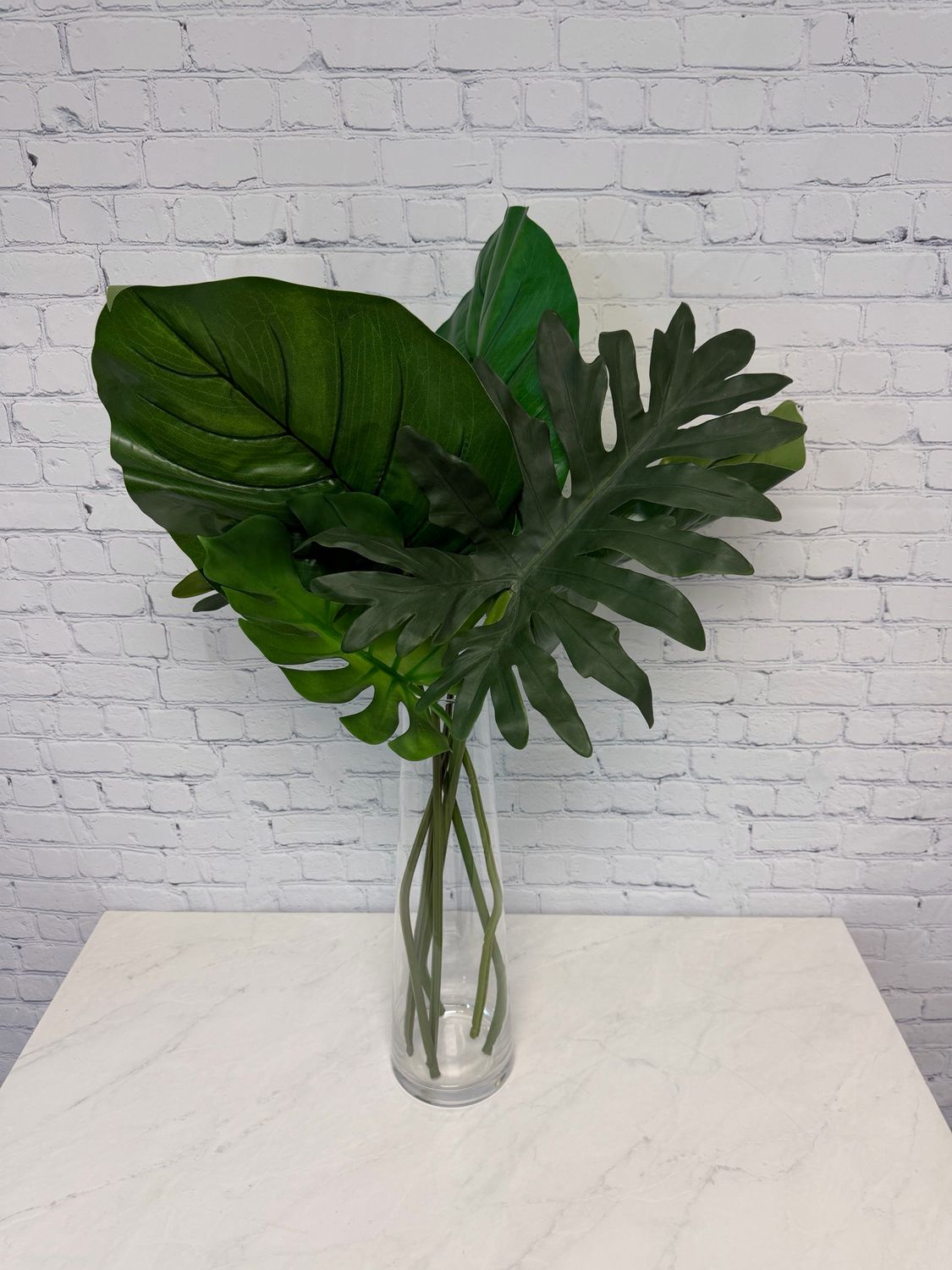 XL Glass Floor Plant