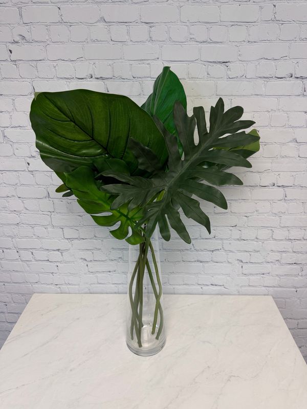 XL Glass Floor Plant