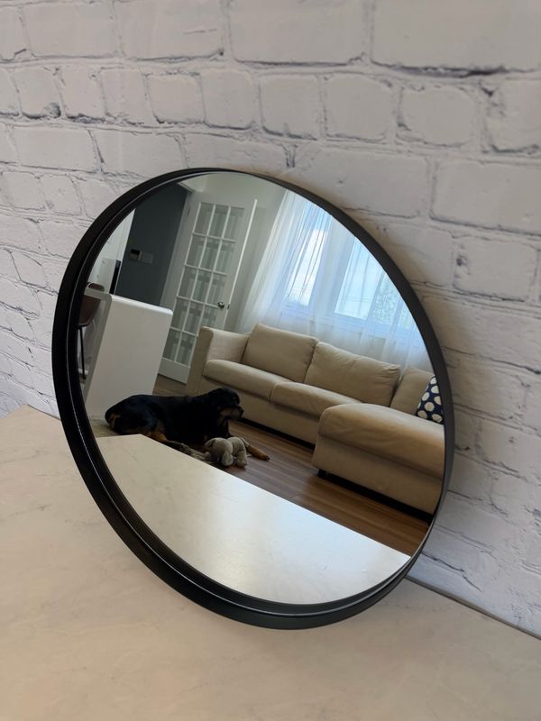 Black Metal Mirror