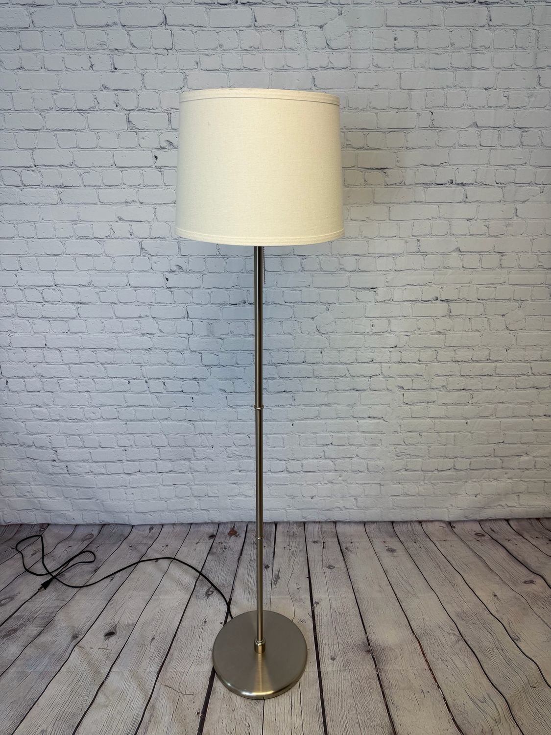 Silver Floor Lamp - 5 Foot