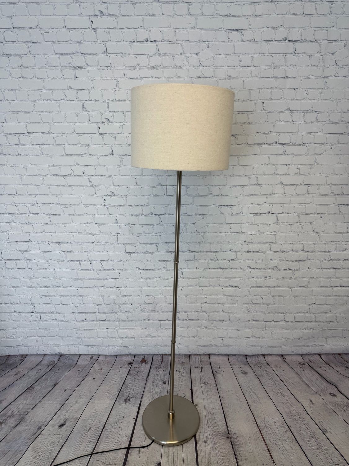 Silver Floor Lamp - 5 Foot