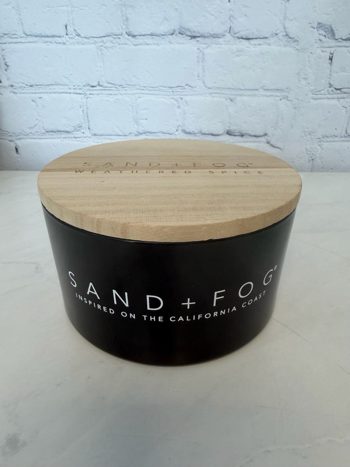 Large Black Decorative Candle