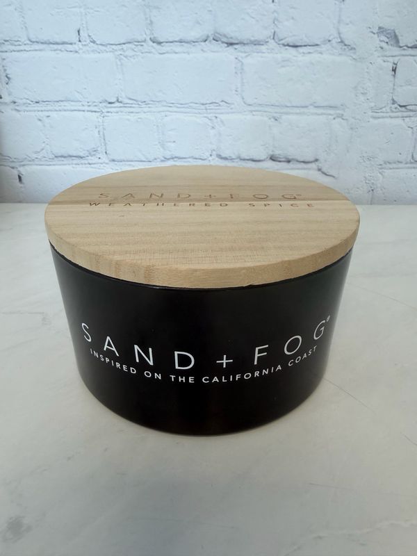 Large Black Decorative Candle