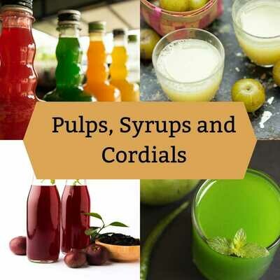 Pulps, Syrups &amp; Cordials